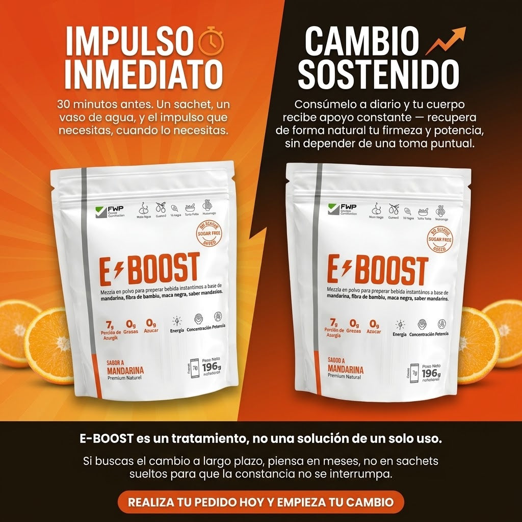 EBOOST | Vigorizante Sexual Natural | Tu aliado en el ring | Maca Negra, Huarnapo Macho, Guaraná | 28 Tomas por Pack