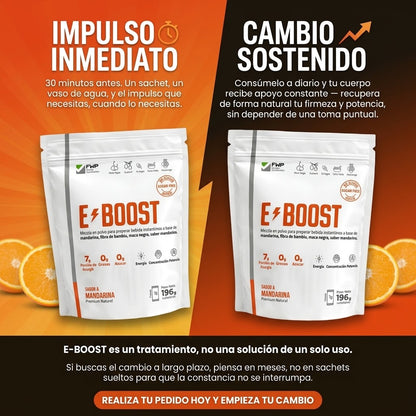 EBOOST | Vigorizante Sexual Natural | Tu aliado en el ring | Maca Negra, Huarnapo Macho, Guaraná | 28 Tomas por Pack