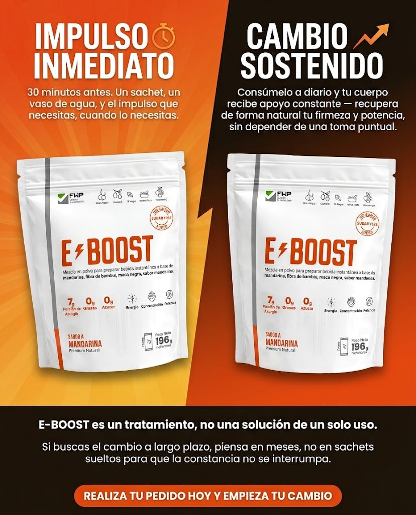 E-BOOST | Vigorizante Sexual Natural | Tu aliado en el ring